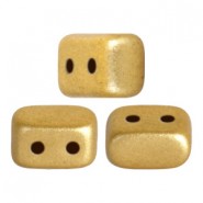 Ios par Puca® beads Light gold mat 00030-01710